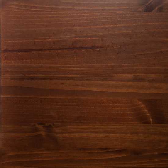 Lydia 57" Classic Solid Wood 6 Drawer Dresser - Walnut
