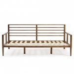 Mid Century Modern Solid Wood Spindle Daybed - Caramel