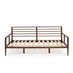 Mid Century Modern Solid Wood Spindle Daybed - Walnut