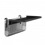 Universal Metal Bunk Bed Shelf - Black/Mesh