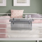 Universal Metal Bunk Bed Shelf - Silver/Mesh