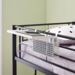 Universal Metal Bunk Bed Shelf - White/Mesh