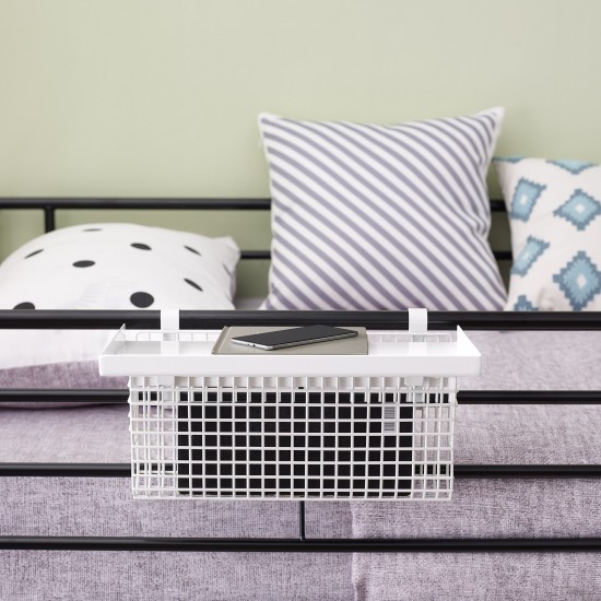 Universal Metal Bunk Bed Shelf - White/Mesh