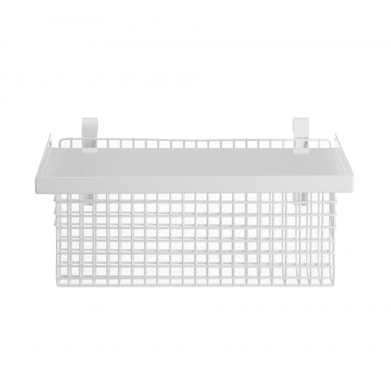 Universal Metal Bunk Bed Shelf - White/Mesh