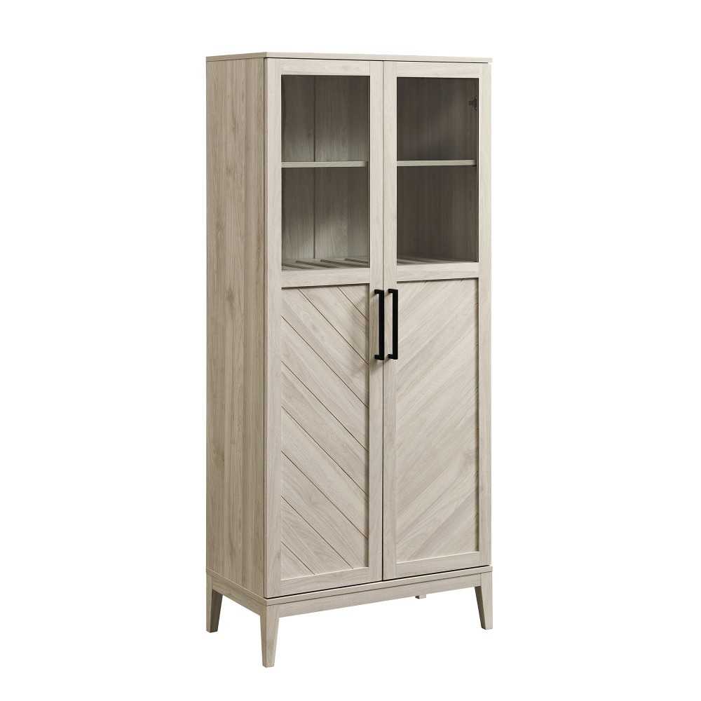 Logan 68" Chevron Storage Cabinet - Birch