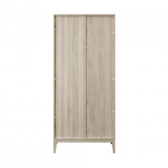 Logan 68" Chevron Storage Cabinet - Birch