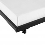 Twin Roll-Out Trundle Bed Frame - Black