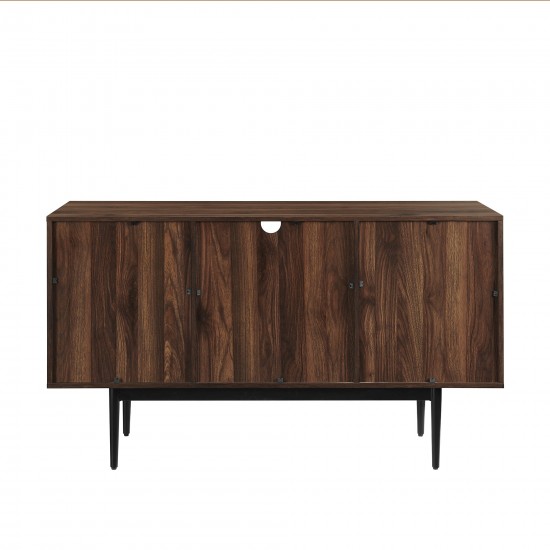 Astor 52" Modern 2 Drawer Lifted Sideboard - Dark Walnut
