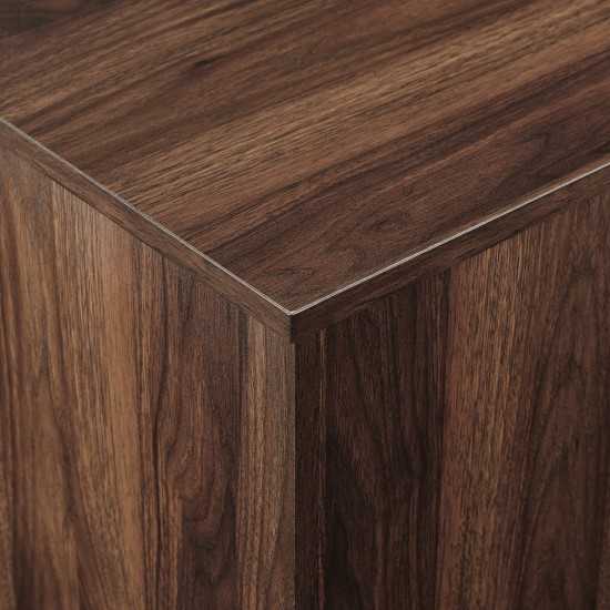 Astor 52" Modern 2 Drawer Lifted Sideboard - Dark Walnut