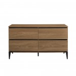 Elroy 52" 4 Drawer Urban Storage Console - English Oak