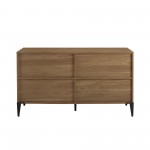 Elroy 52" 4 Drawer Urban Storage Console - English Oak