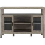 Jordan 52" Rustic Wood TV Stand - Grey Wash