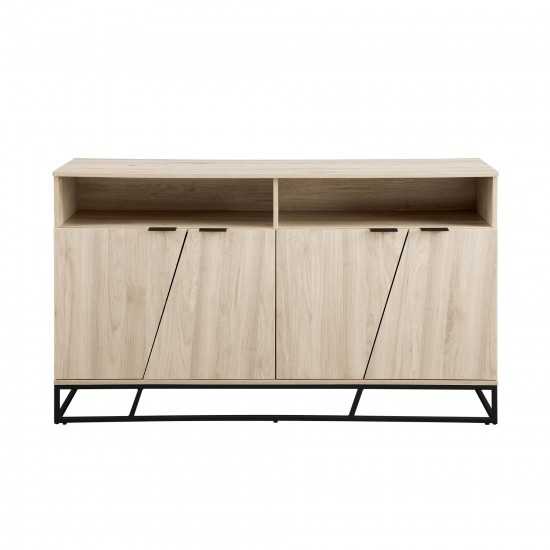 Ian 58" Angled Door Sideboard - Birch