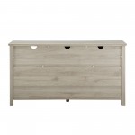 Mila 58" 2 Door Angled Groove Sideboard - Birch