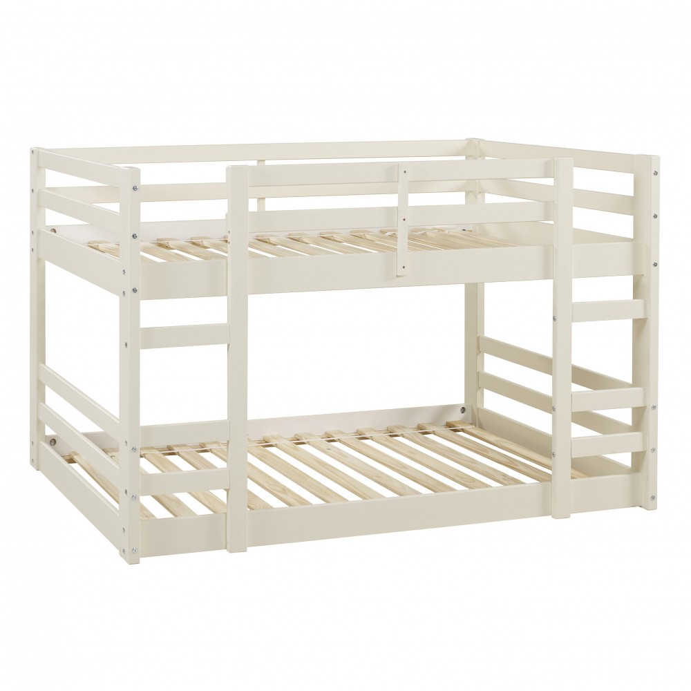 Low Wood Twin Bunk Bed - White