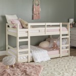 Low Wood Twin Bunk Bed - White