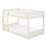 Winslow Jr Twin Over Twin Mod Bunk Bed - White