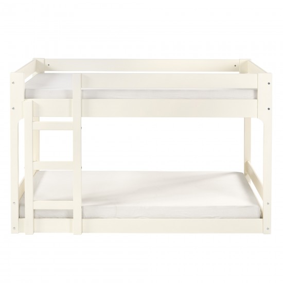 Winslow Jr Twin Over Twin Mod Bunk Bed - White