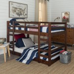 Low Wood Twin Bunk Bed - Walnut