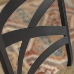 Angle Iron Industrial X Back Dining Chairs, Set of 2 - Driftwood