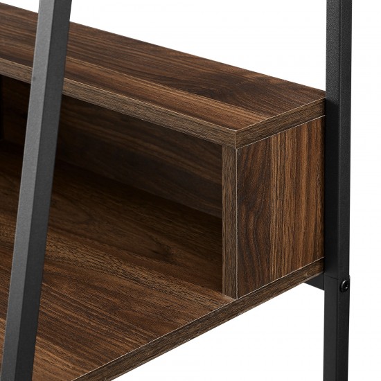 Arlo 36" Modern Wood Ladder Computer Desk - Dark Walnut