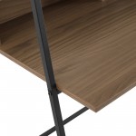 Arlo 36" Modern Wood Ladder Computer Desk - Mocha