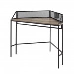 42" Industrial Corner Desk - Grey Wash