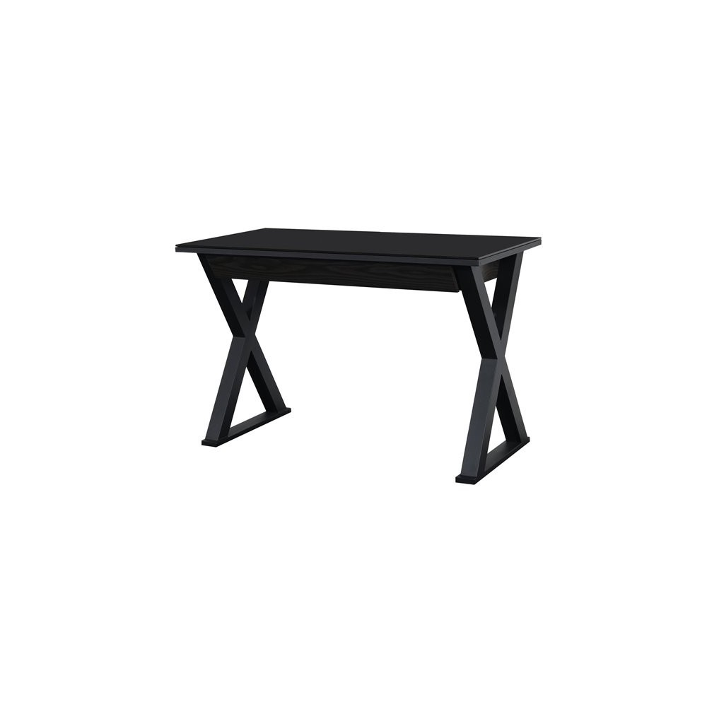 48" Modern Wood Computer Desk - Black