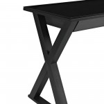 48" Modern Wood Computer Desk - Black