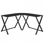 51" Modern Corner Computer Desk - Black