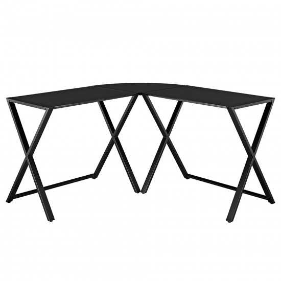 51" Modern Corner Computer Desk - Black
