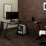 Z Frame Command Center Gaming Desk Station - Black