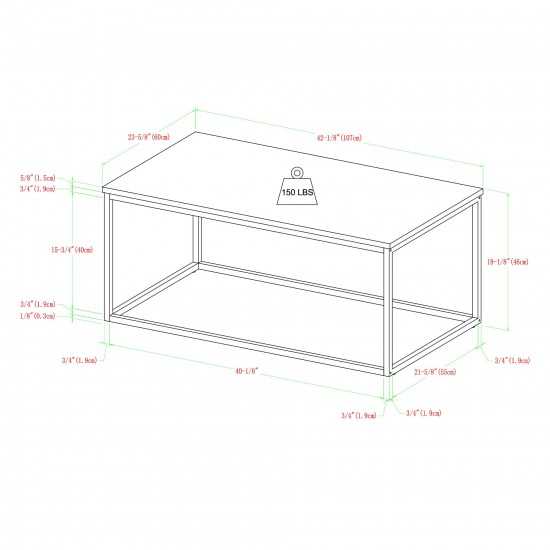 3-Piece Open Box Accent Table Set - Dark Walnut