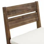 3-Piece Acacia Counter Height Dining Group - Dark Brown