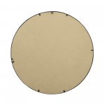 32" Round Metal Framed Mirror - Antique Brass