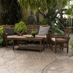 Outdoor Chat Set - Dark Brown, OGWLSCH5DB