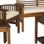 Outdoor Chat Set - Dark Brown, OGWLSCH5DB