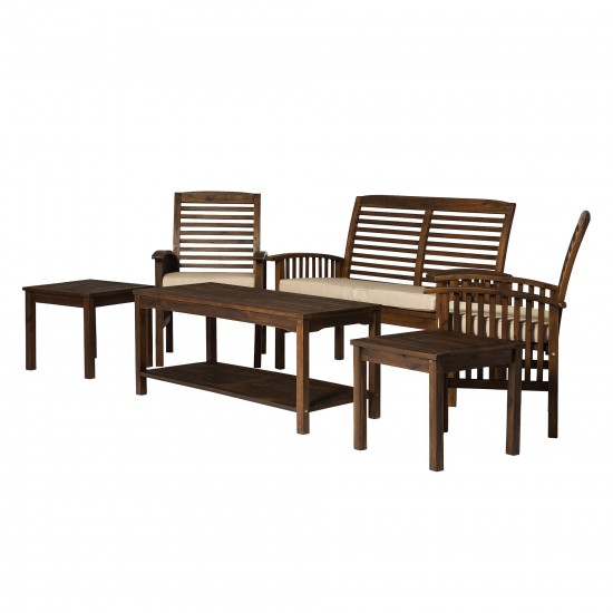 Outdoor Chat Set - Dark Brown, OGWLSCH6DB