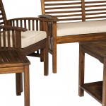 Outdoor Chat Set - Dark Brown, OGWLSCH6DB