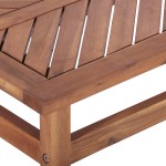 Vincent Patio Wood Coffee Table - Brown