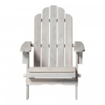 Patio Wood Adirondack Chair - White Wash