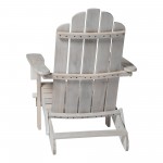 Patio Wood Adirondack Chair - White Wash