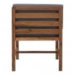 Sanibel Modular Outdoor Acacia Armless Chair - Brown