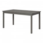 60" Simple Outdoor Patio Dining Table - Grey Wash