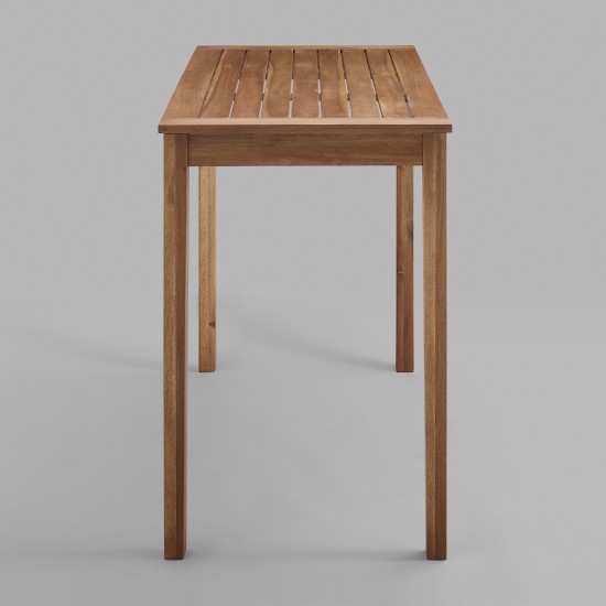 Acacia Wood Counter Height Table - Brown