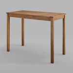 Acacia Wood Counter Height Table - Brown