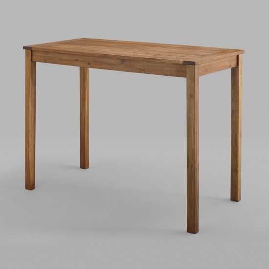 Acacia Wood Counter Height Table - Brown