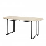 Weber 72" Oval Drop Leaf Dining Table - Birch