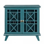 32" Accent Storage Cabinet - Blue