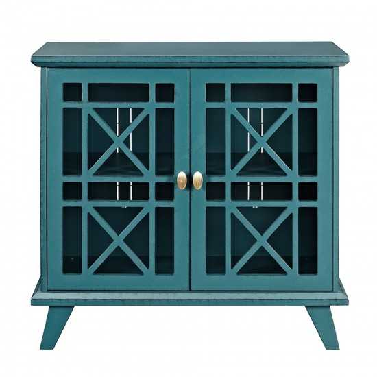 32" Accent Storage Cabinet - Blue